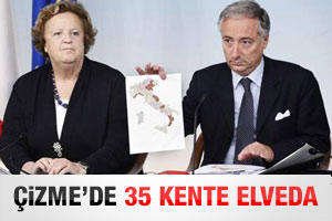 İtalya'da 35 şehir haritadan silindi