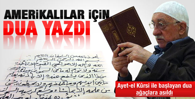 Fethullah Gülen Sandy kasırgası için dua yazdı