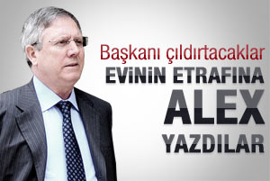 Aziz Yıldırım'a Alex tacizi