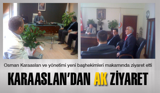 Başhekimlere ziyaret