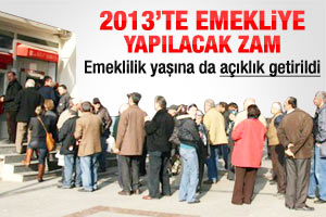 2013 yılında emekliye ne kadar zam yapılacak