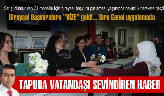 Tarım arazileri için genel izin yolda