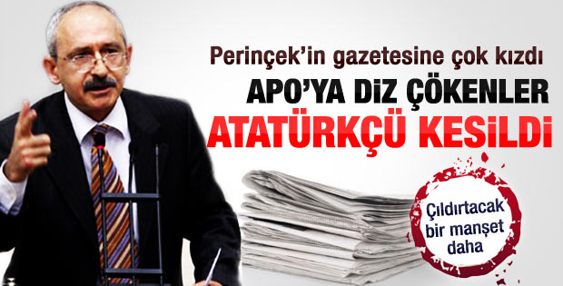 Kılıçdaroğlu Perinçek ve Aydınlık gazetesine saydırdı