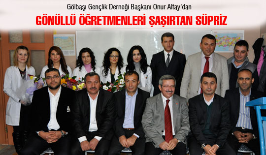 Gönüllü Öğretmenlere Süpriz