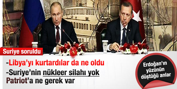 Erdoğan ve Putin'in ortak basın toplantısı