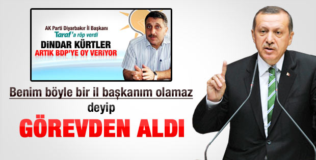 AK Parti Diyarbakır İl Başkanı görevden alındı iddiası