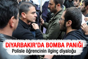 Dicle Üniversitesi'nde bomba paniği