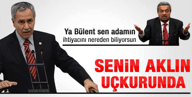 Arınç'tan Genç'e: Senin aklın uçkurunda