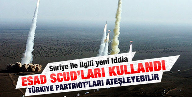 Esad Scud füzesi kullandı iddiası