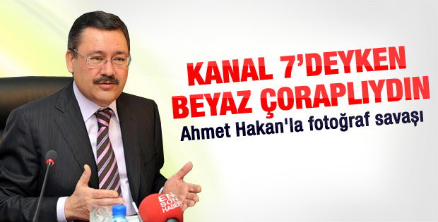 Ahmet Hakan ile Gökçek'in fotoğraf savaş