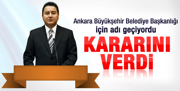 Ali Babacan siyaseti bırakıyor