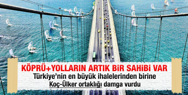 Köprü ve otoyol ihalesinde en yüksek teklif