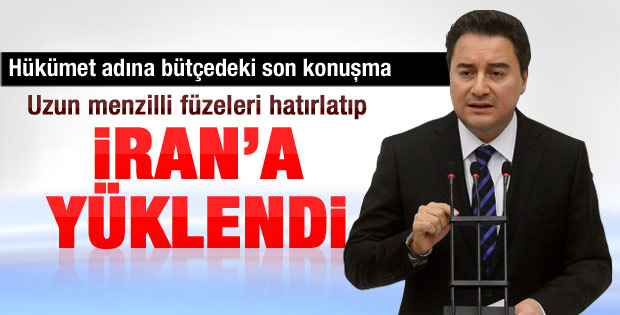 Ali Babacan'dan İran'a tepki