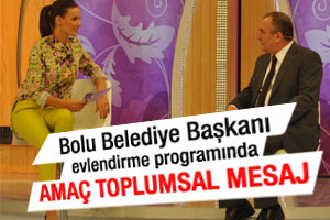 Bolu Belediye Başkanı evlendirme programında