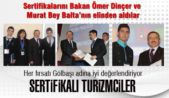 Sertifikalı turizmciler