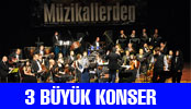 BÜYÜKŞEHİR BELEDİYESİ YENİ YILI 3 KONSER İLE KARŞILADI