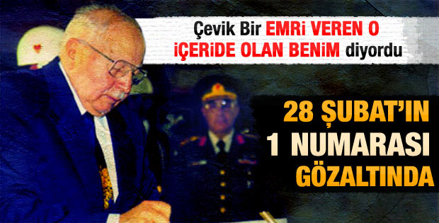 Genelkurmay eski Başkanı Karadayı gözaltında