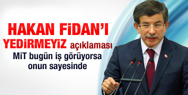 Davutoğlu: MİT'e yönelik kampanya yürütülüyor