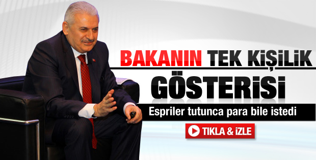 Bakan Yıldırım kırdı geçirdi