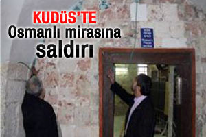 Kudüs'te camiye ve Osmanlı mirasına saldırı