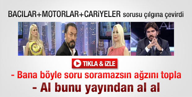 Rasim Ozan'la Adnan Oktar'ın canlı yayın kavgası