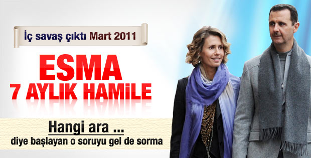 Beşşar Esad: Eşim hamile