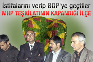 MHP'den istifa edip BDP'ye geçtiler
