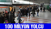 RAYLAR ÜZERİNDEN YILDA 100 MİLYON YOLCU TAŞINDI…