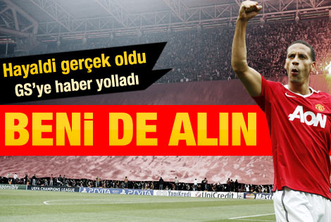 Rio Ferdinand: Galatasaray'a gelmek istiyorum