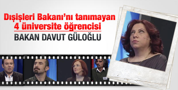 Ahmet Davutoğlu'nu tanımayan üniversite mezunları