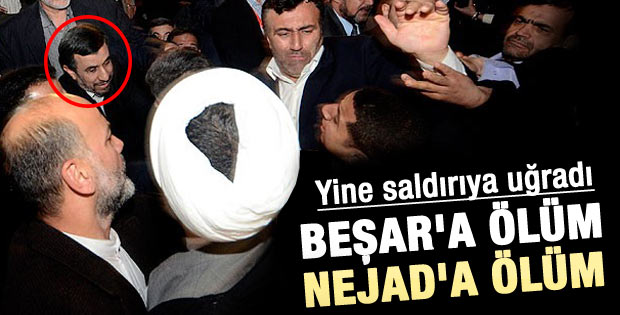 Ahmedinejad yine saldırıya uğradı