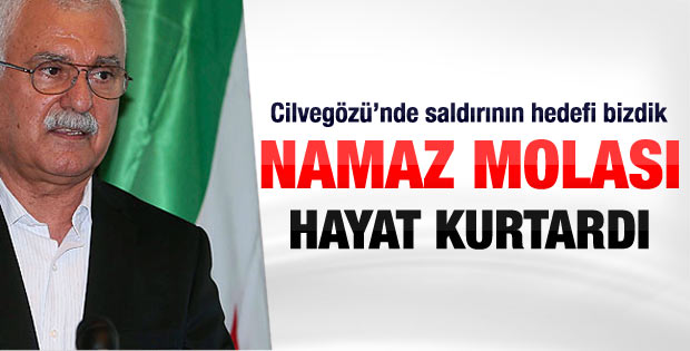 Namaz molası Cilvegözü'nde hayat kurtardı