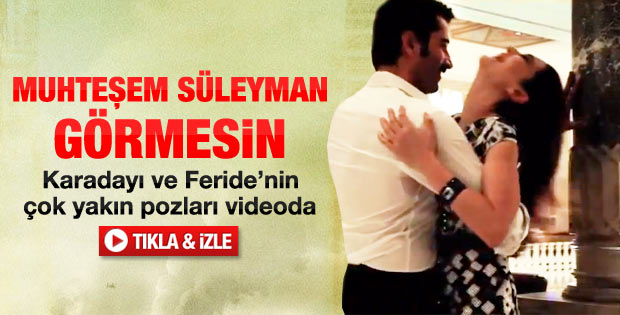 İmirzalıoğlu ve Korel'in pozlarının kamera arkası