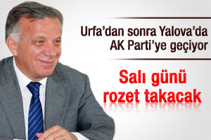 Yalova Belediye başkanı AK Parti'ye geçti