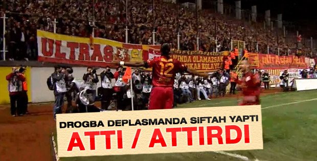 Drogba Türkiye'de ilk maçına çıktı