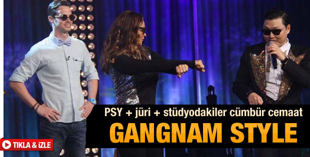 PSY Yetenek Sizsiniz'de Gangnam Style dansı yaptı