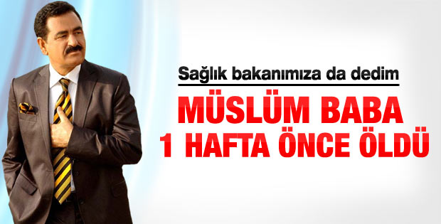 İbrahim Tatlıses'ten şaşırtan Müslüm Gürses açıklaması