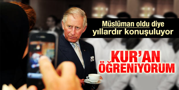 Prens Charles Kur'an öğreniyor