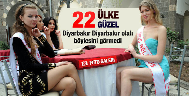 Diyarbakır'ı güzeller bastı