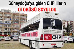 Güneydoğu gezisine çıkan CHP heyeti soyuldu