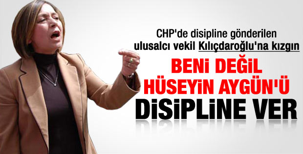 Disipline sevk edilen CHP'li vekil isyan etti