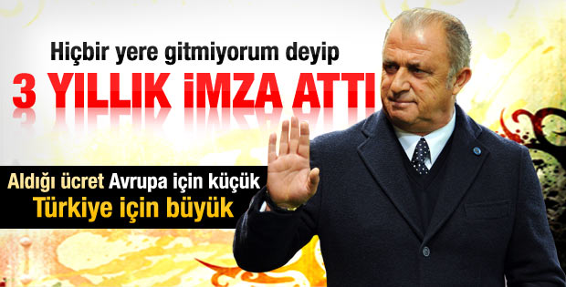 Fatih Terim imzayı attı iddiası