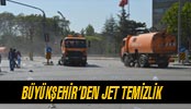 Büyükşehir'den jet temizlik