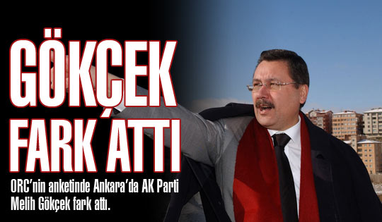 Ankara'da Melih Gökçek Farkı