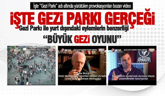 İşte Gezi Parkı'ndaki büyük oyun