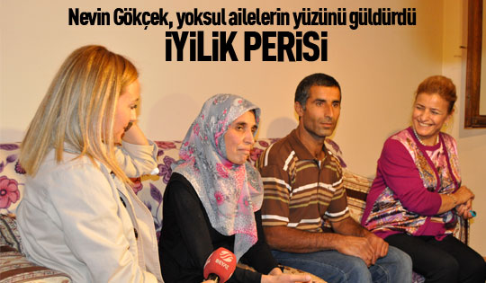 Nevin Gökçek yoksul ailelerin yüzünü güldürdü