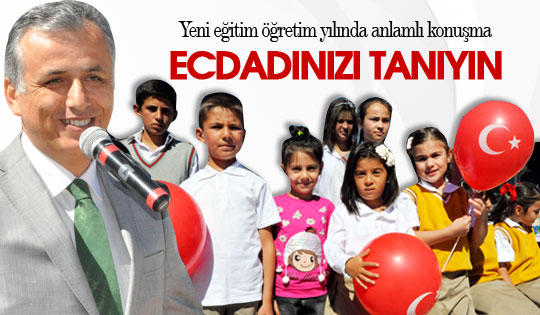 Kaymakam Cinbir: Ecdadınızı tanıyın