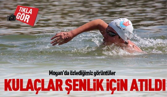 Kulaçlar şenlik için atıldı