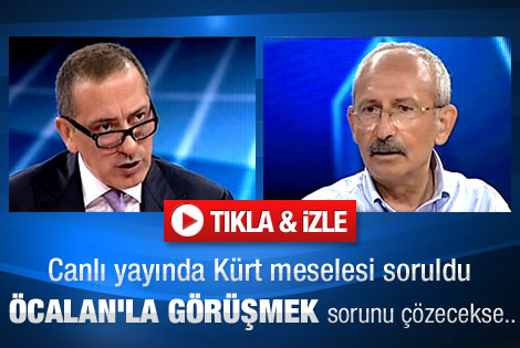 Kılıçdaroğlu: Sorunun çözümü Öcalan ile görüşmekse..