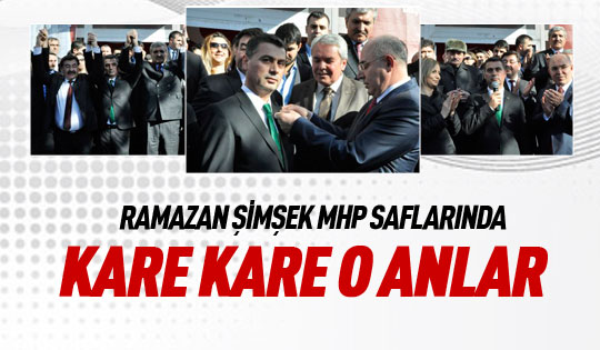 Ramazan Şimşek MHP'de (Foto Galeri)
